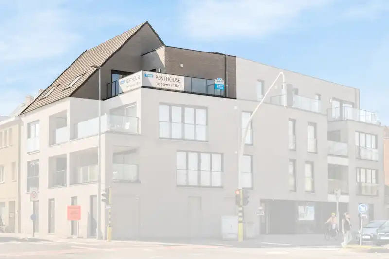 Roeselare nabij Station : Penthouse appartement met 2 slpks en zolder op de derde verdieping van een nieuw gebouwde Residentie genaamd "Residentie Arena" opp 110 m² foto 10