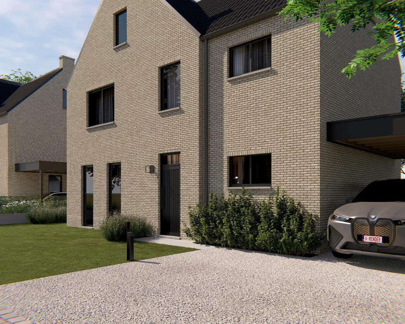 Vrijstaande Bijna Energie Neutrale nieuwbouwwoning op een perceel van 6are op een rustige locatie te Voorshoven, Neeroeteren!  foto 4