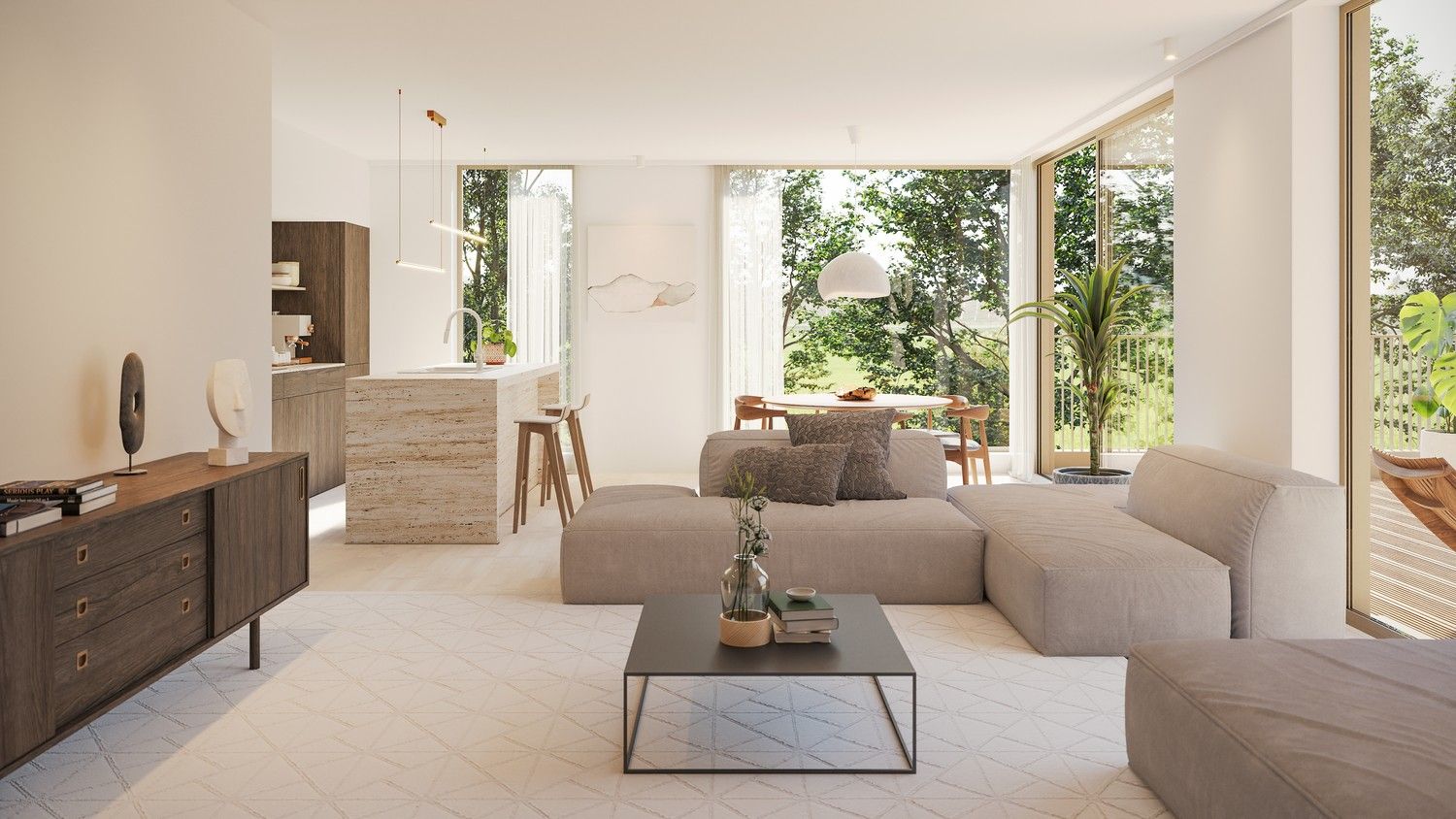 Gelijkvloers appartement in een prachtige parkomgeving foto 9