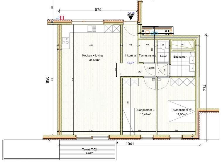 2 SLPK NIEUWBOUW APP. EERSTE VERDIEP! foto 22