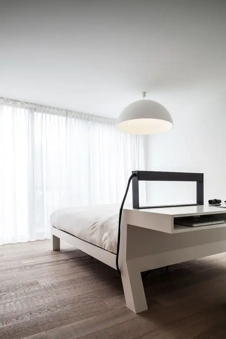 Uniek rolstoelvriendelijk en gemeubeld gelijkvloers appartement met terras dankzij hoogstaande architectuur  foto 12