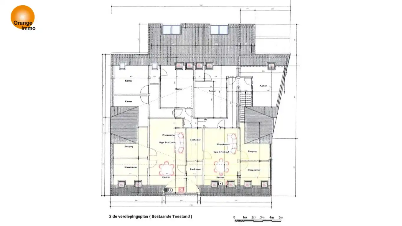 Opbrengstpand met handelspand  (op te delen in 2 appartementen) en 6 (8) appartementen op de eerste en tweede verdieping te koop. foto 7