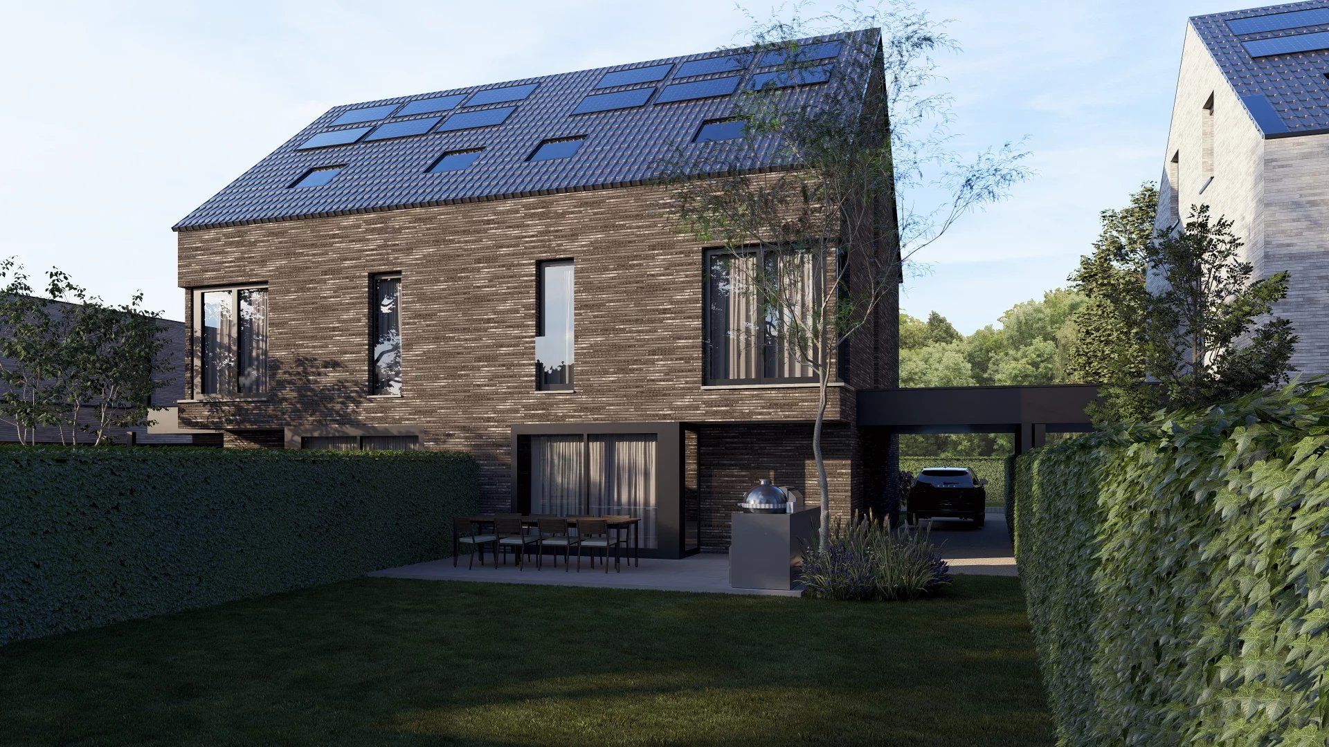 LOT 5 – MODERNE ENERGIEZUINIGE NIEUWBOUWWONING VAN 217 M² MET 3 SLPK’S EN ZOLDER IN BEGIJNENDIJK foto 2