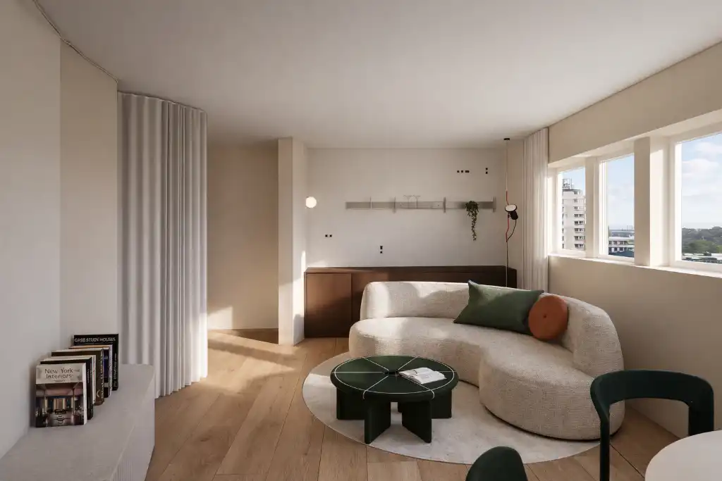 Lichtrijk dakappartement met 1 slaapkamer en EPC A score op toplocatie foto 2