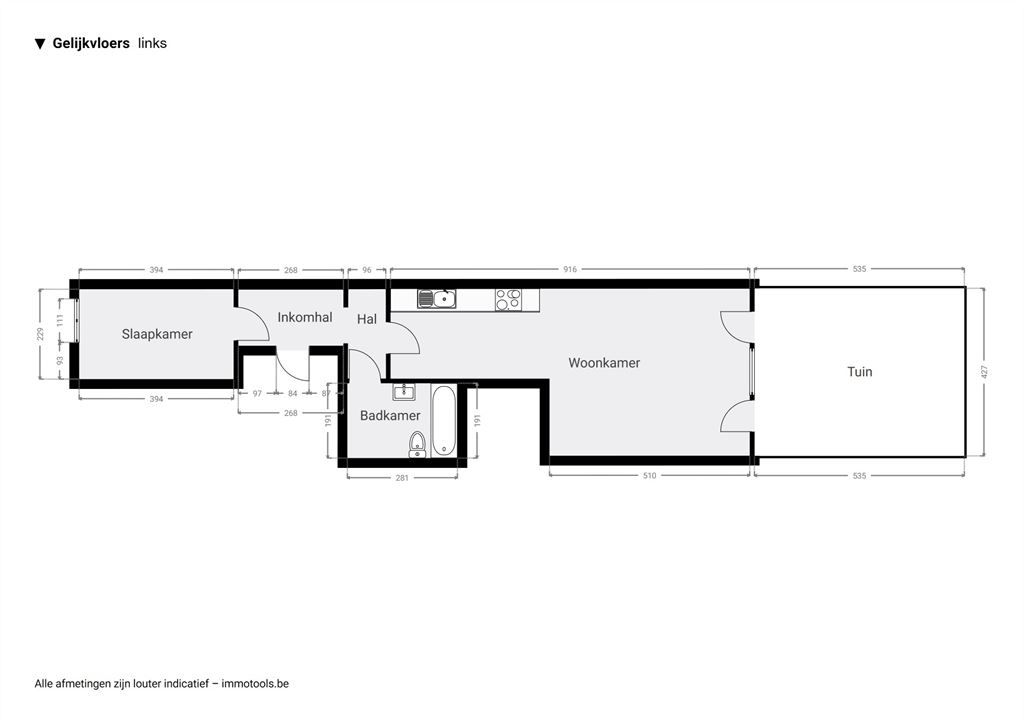 Charmant gelijkvloeresappartement op toplocatie foto 12