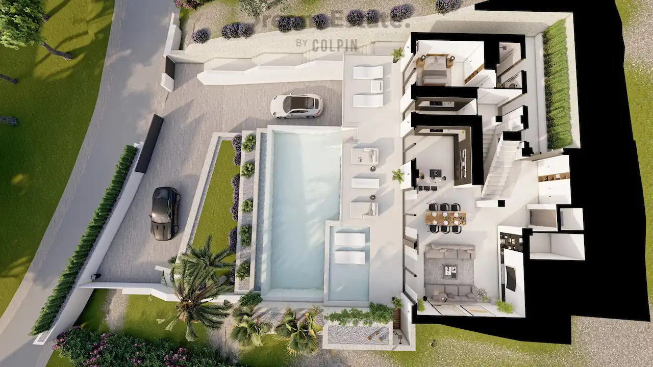 Moderne nieuwbouwvilla in Altea La Vella, aan de golf don cayo foto 18