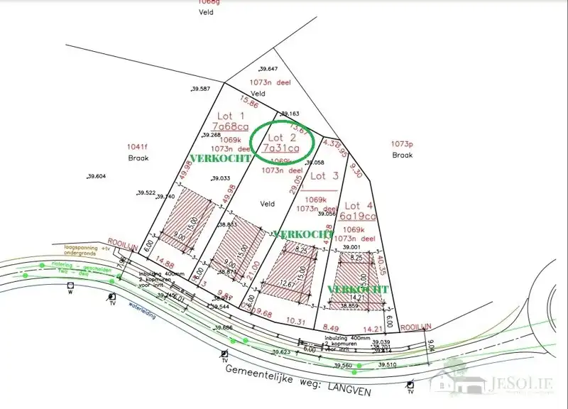 Percelen voor open bebouwing - lot 2 foto 2