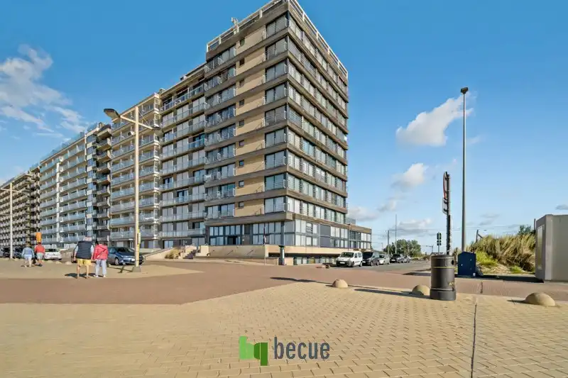 Studio met ruim zonnig terras van 16m², duinenzicht alsook zicht op de Rotonde en zee! foto 15