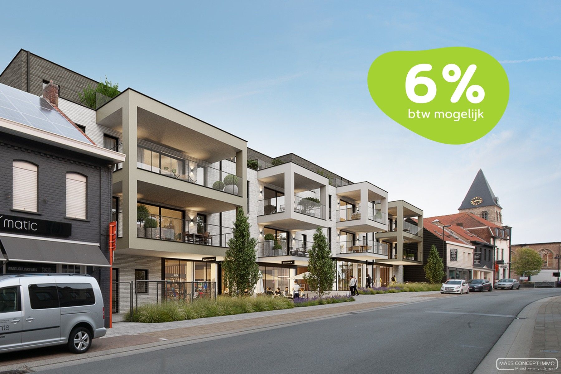 Nieuwbouwproject L'Eglize - appartementen in Anzegem foto {{pictureIndex}}