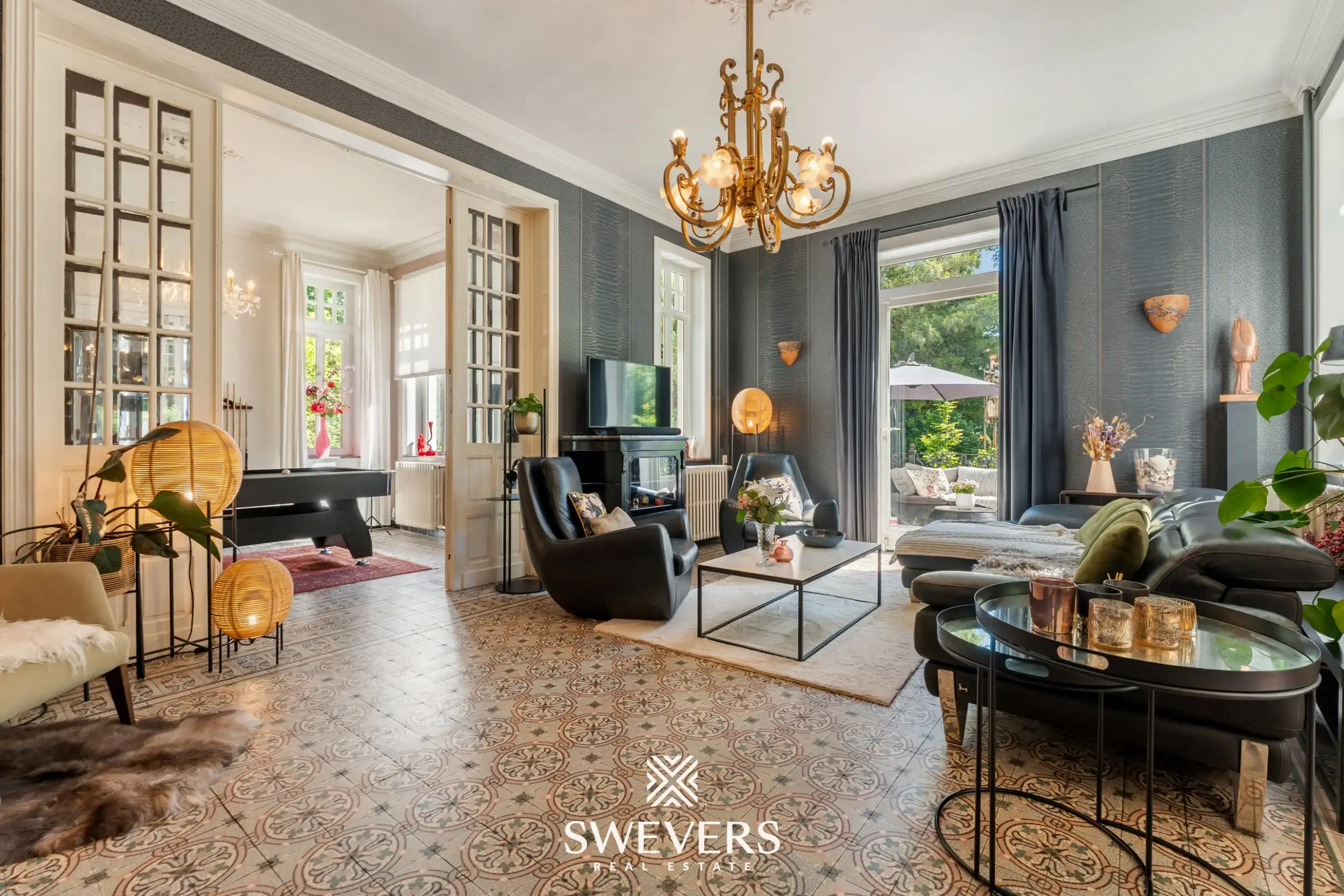 Belle-Epoque parel met 5 slpk in een park op 7.133m² foto 5