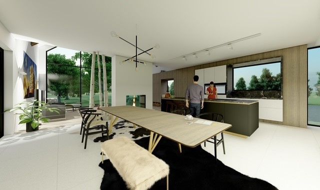 NIEUWBOUW CASCO RIANTE VILLA IN CENTRUM VAN BEVERST OP 35A55CA. foto 19