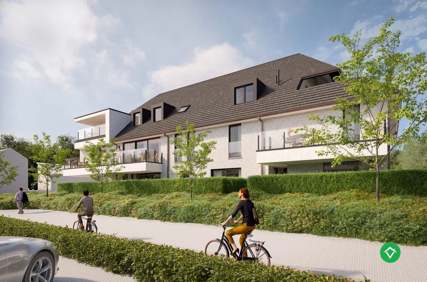 Nieuwbouwappartement met 2 slaapkamers en 1 terras in centrum Koekelare  foto 11