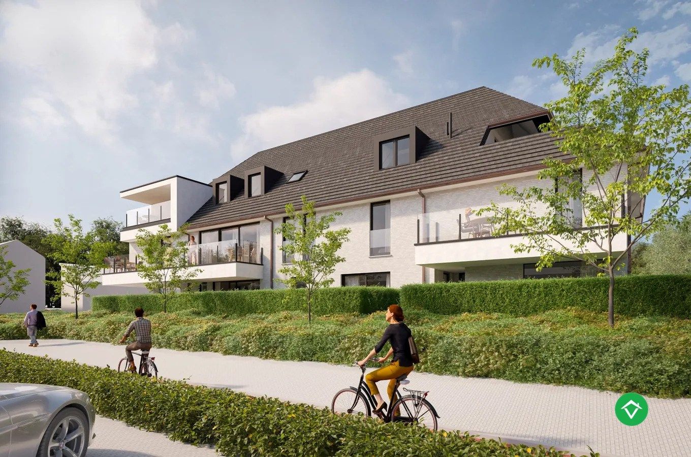 Nieuwbouwappartement met 2 slaapkamers en 1 terras in centrum Koekelare  foto 3