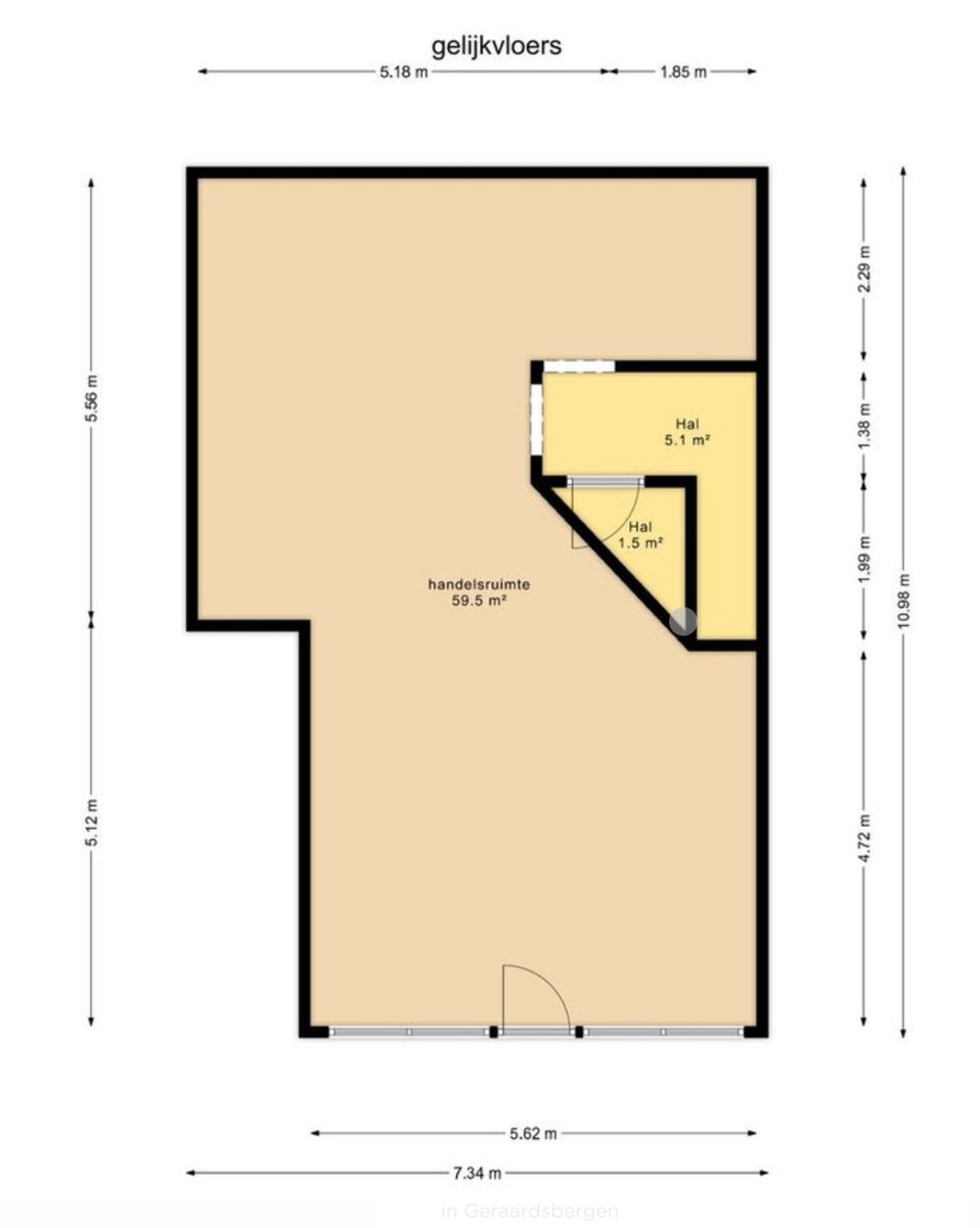 Polyvalent handelspand te koop centrum Geraardsbergen foto 15