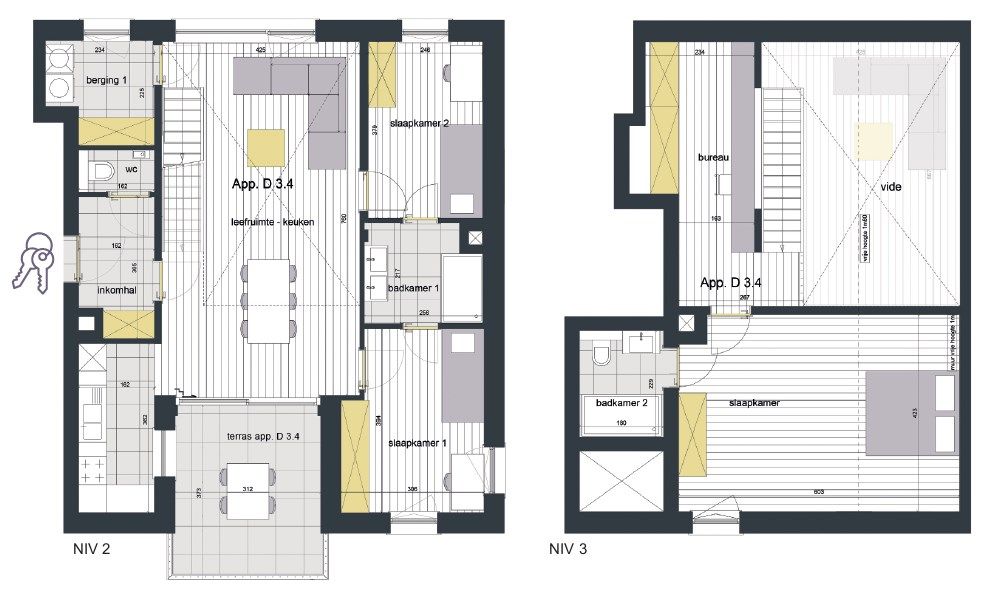 Duplex-appartement (3 slpk) in project Gaverling ! foto 13