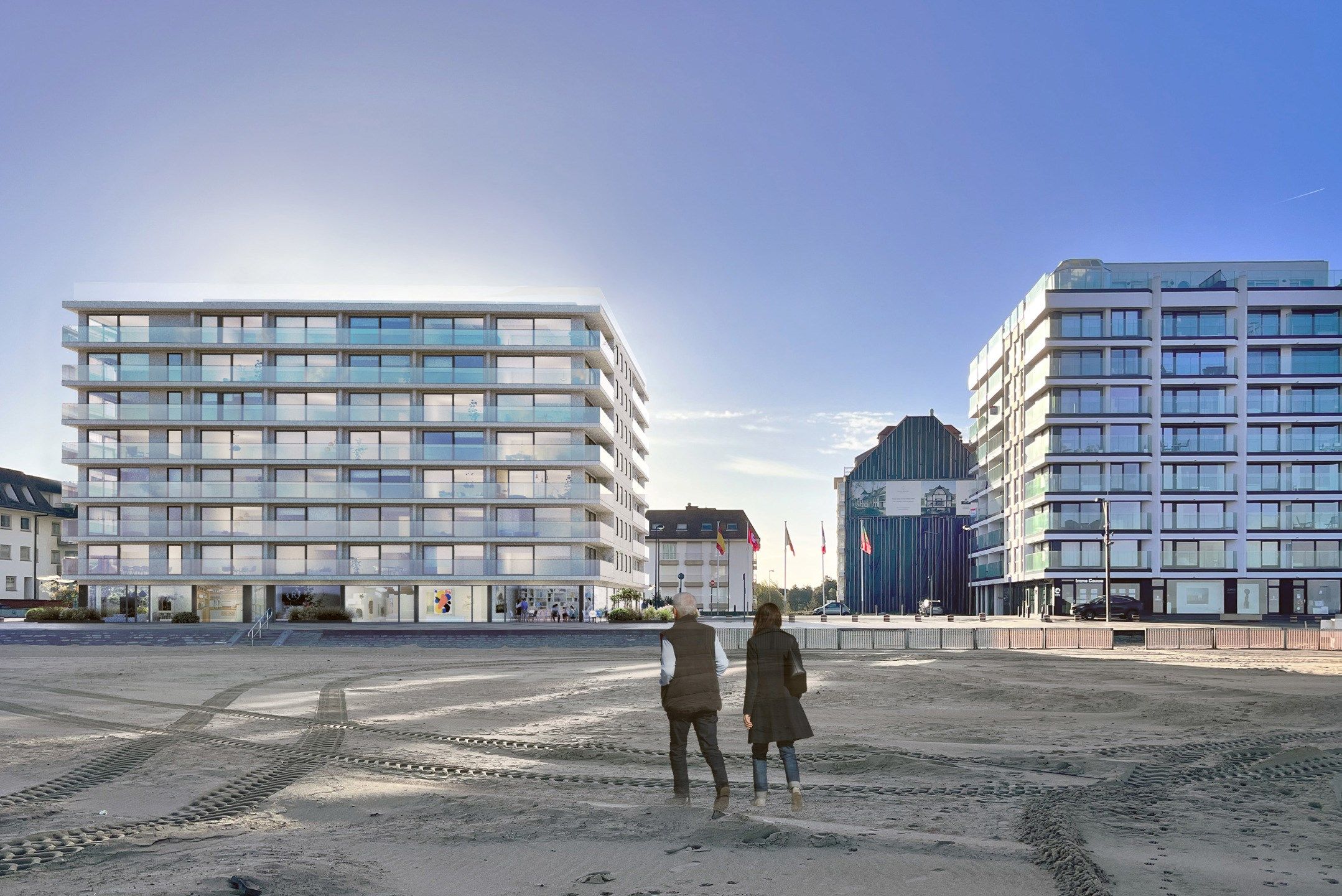 Volledig gerenoveerd hoek-appartement met een ruim zuid gericht terras gelegen aan de Zeedijk in het Zoute. foto 19