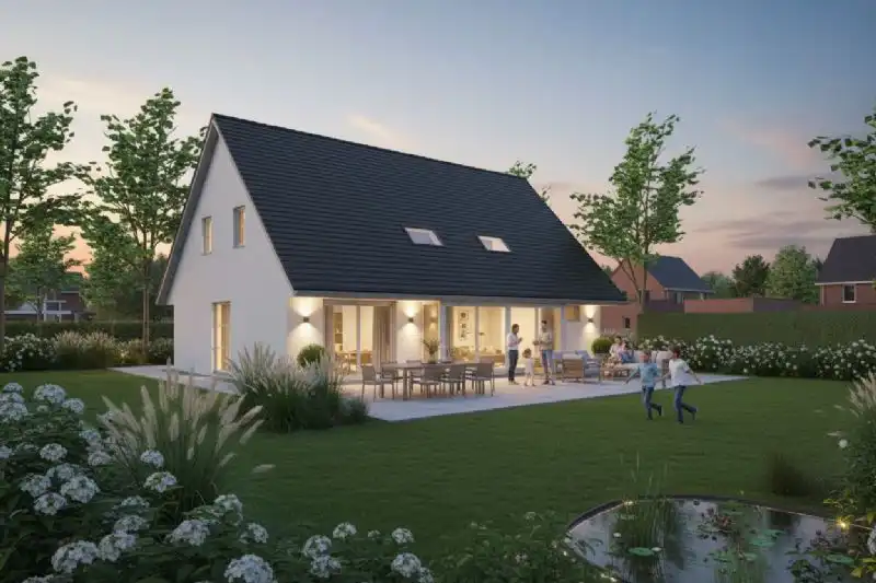 Nieuw te bouwen alleenstaande woning te Beerst. foto 2