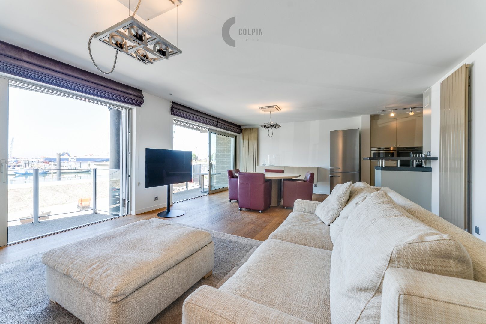 Magnifiek 3 slaapkamer appartement met zicht op de jachthaven in Zeebrugge foto {{pictureIndex}}