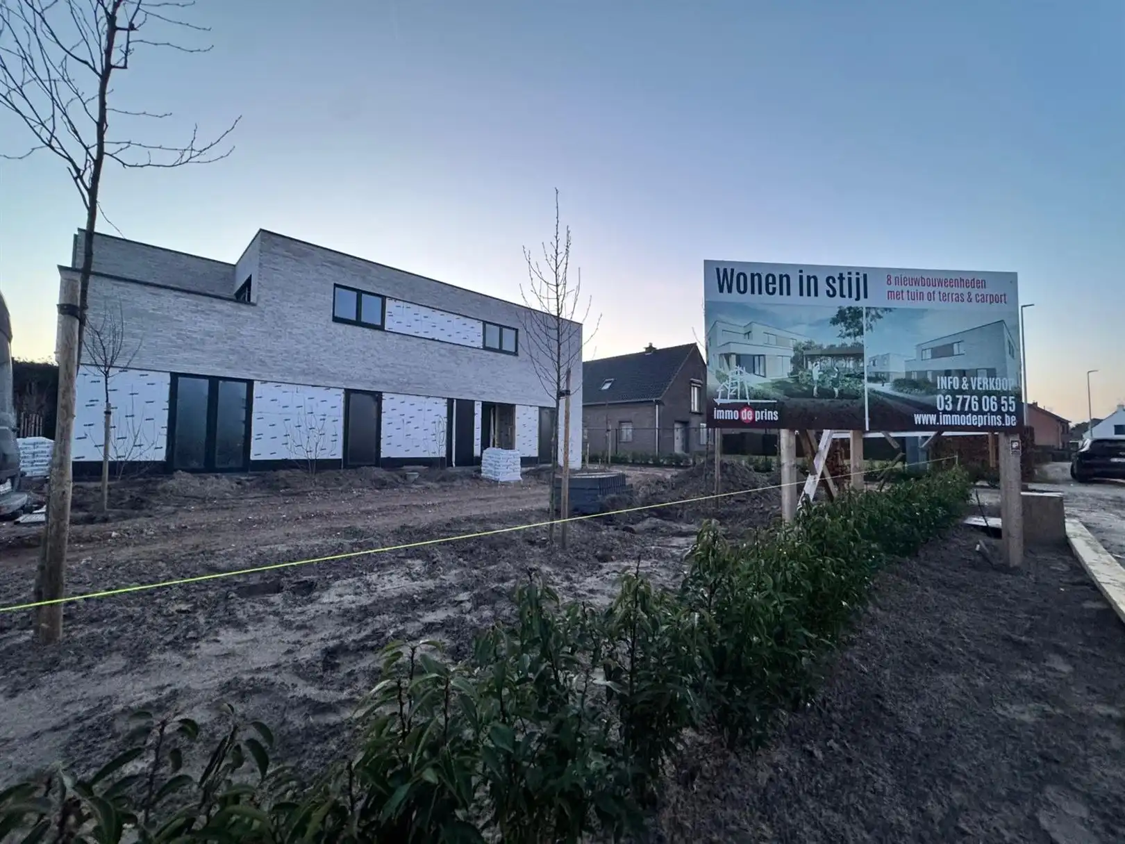 Nieuwbouw duowoningen met carport, terras of tuin foto 2