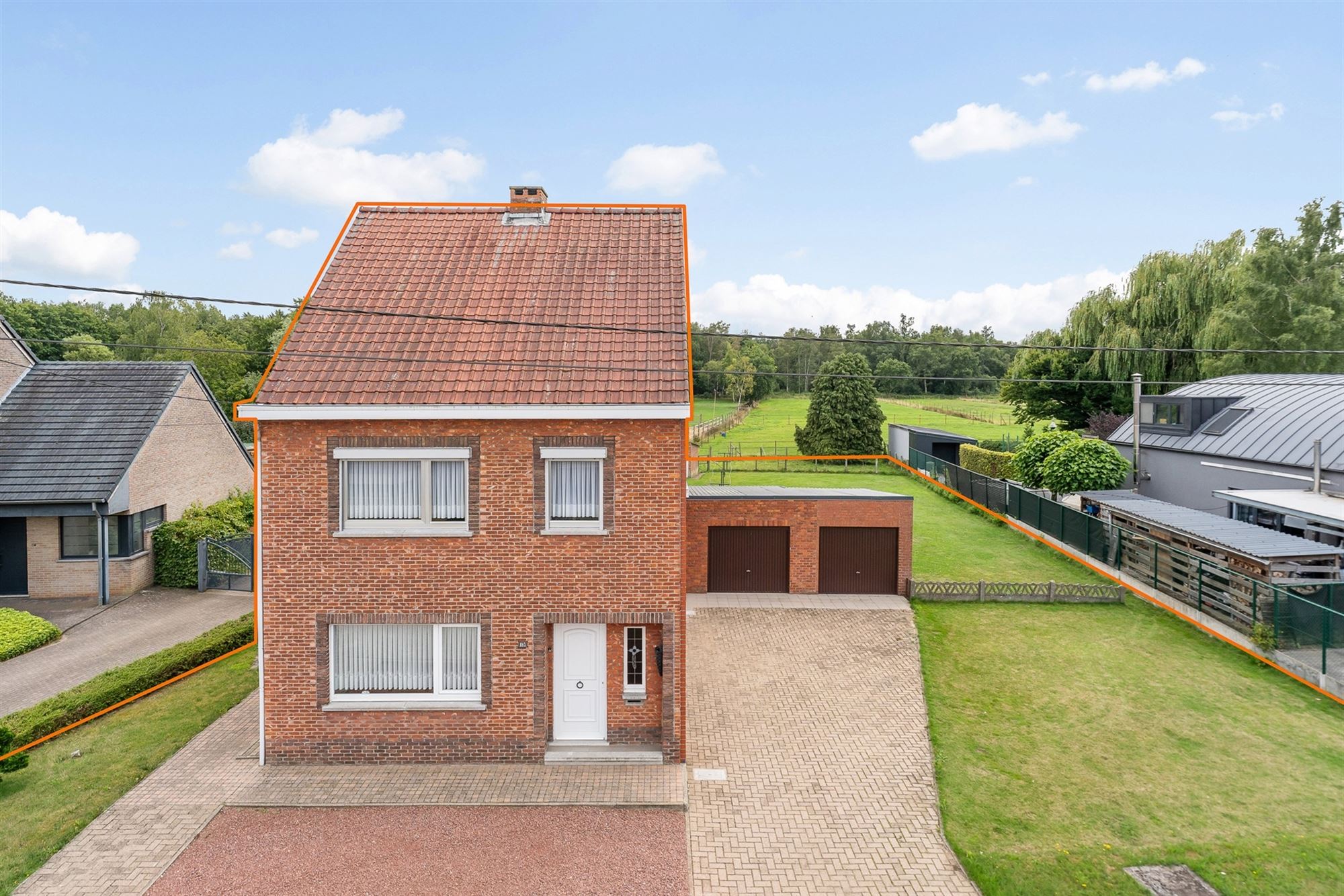 OP TE FRISSEN WONING ZEER RUSTIG GELEGEN OP EEN RUIM ZUIDELIJK GEORIËNTEERD PERCEEL TE LEOPOLDSBURG foto 27