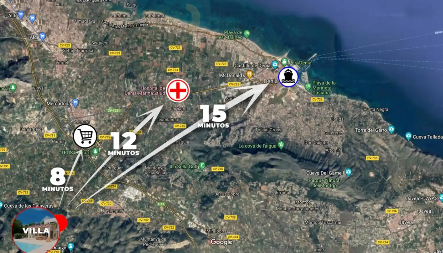 Luxe Ibiza-Style Villa met Panoramisch Bergzicht foto 41