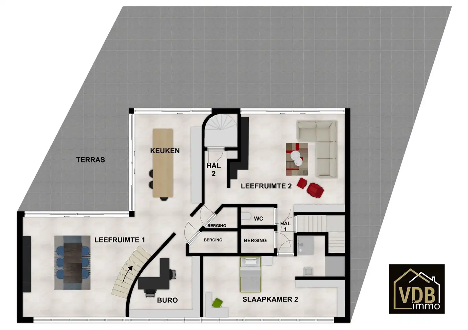 COMMERCIEEL PAND MET PENTHOUSE OP TOP LOCATIE foto 15