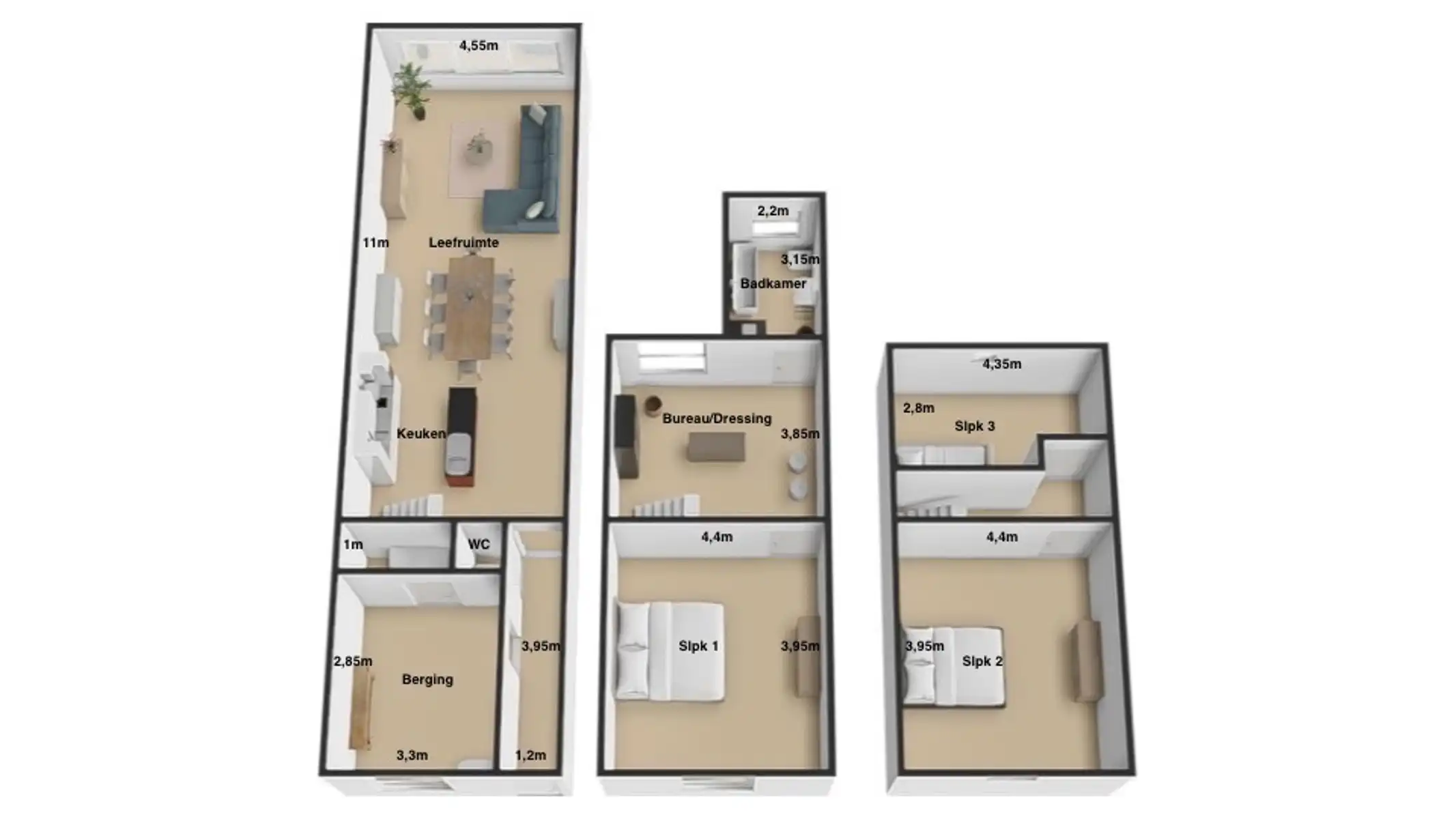Ruime, Mooi Gerenoveerde Stadswoning met 3 SLPK én Tuin! foto 22