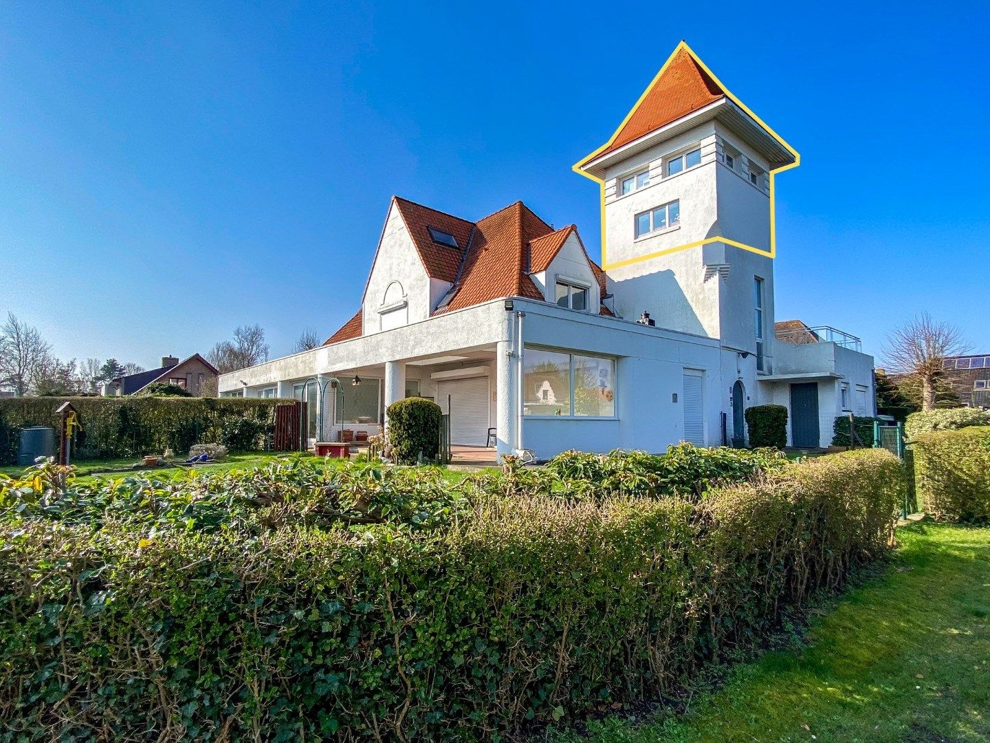 Hoofdfoto van de publicatie: 1-slaapkamerappartement (type triplex) gelegen in de toren van Residentie Guinguette te Koksijde Sint-Idesbald. 