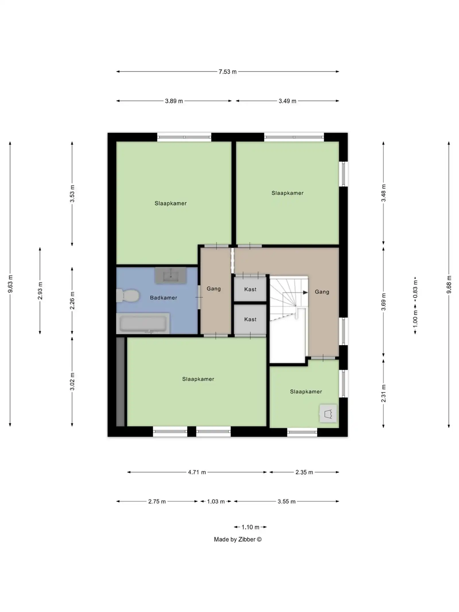 Woning te koop met 3 slaapkamers en ruime zolder foto 14