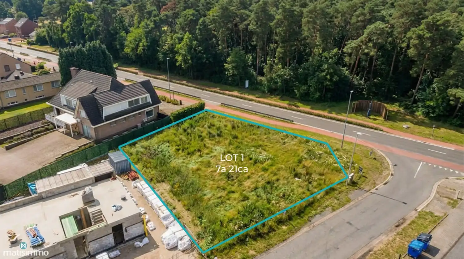 BOUWGROND OP HOEKPERCEEL VOOR OPEN BEBOUWING IN NIEL-BIJ-AS foto 8