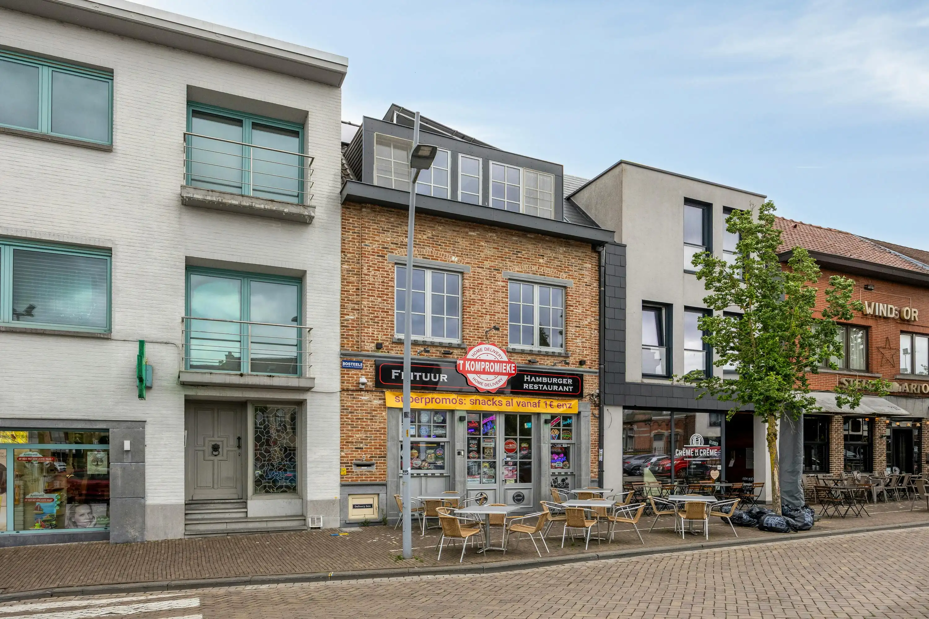 Handelsgelijkvloers met appartement op de markt in Ternat foto 48
