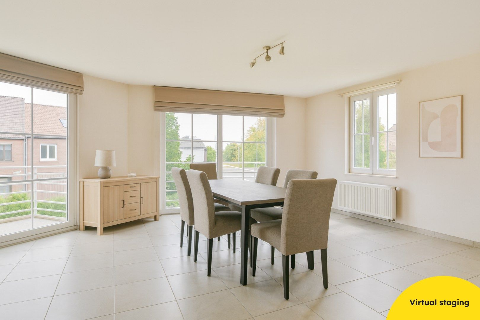 Instapklare duplex (130 m²) in het hart van Eernegem foto 4