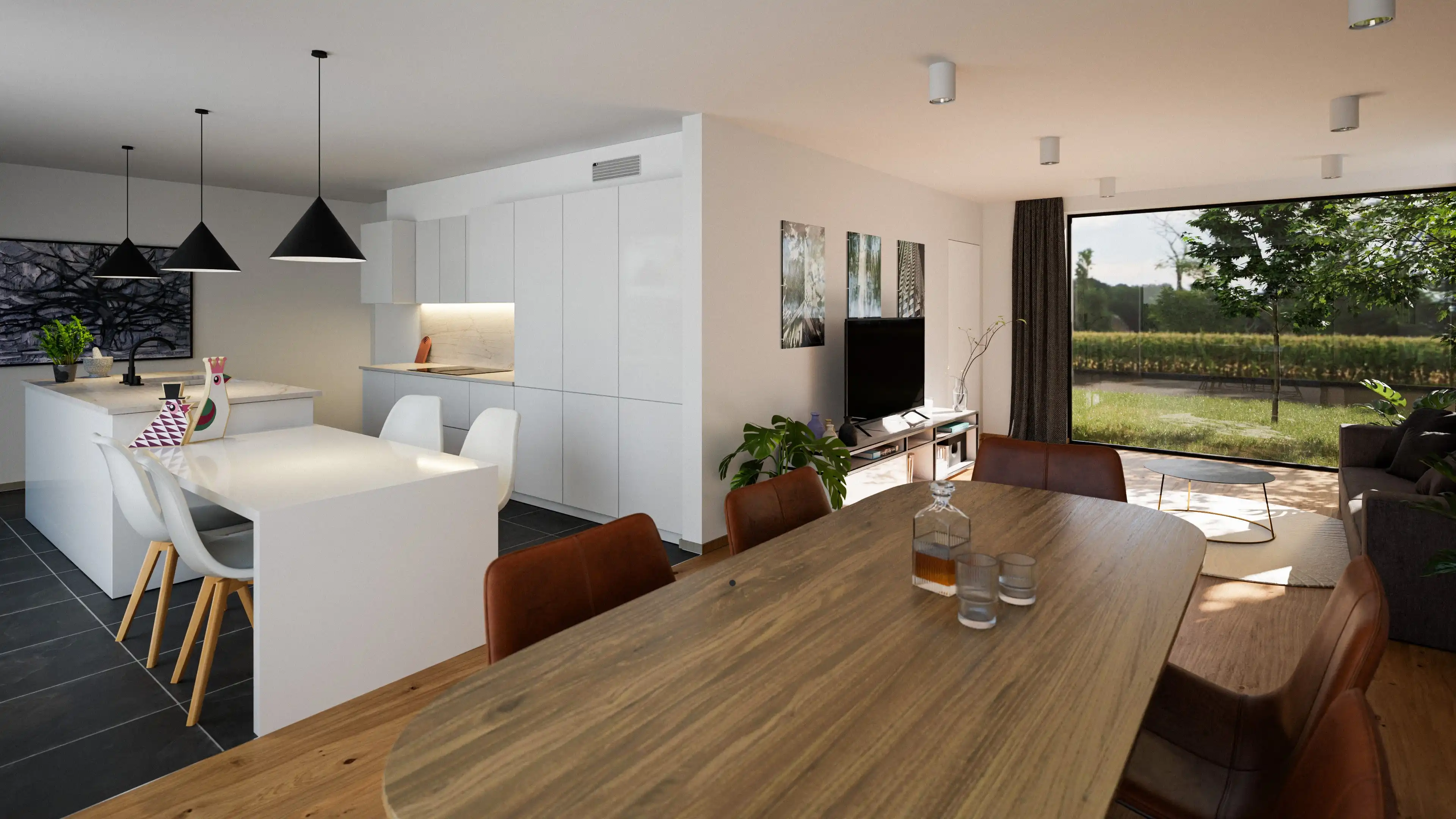 Moderne, energiezuinige nieuwbouwwoning in Olsene foto 2