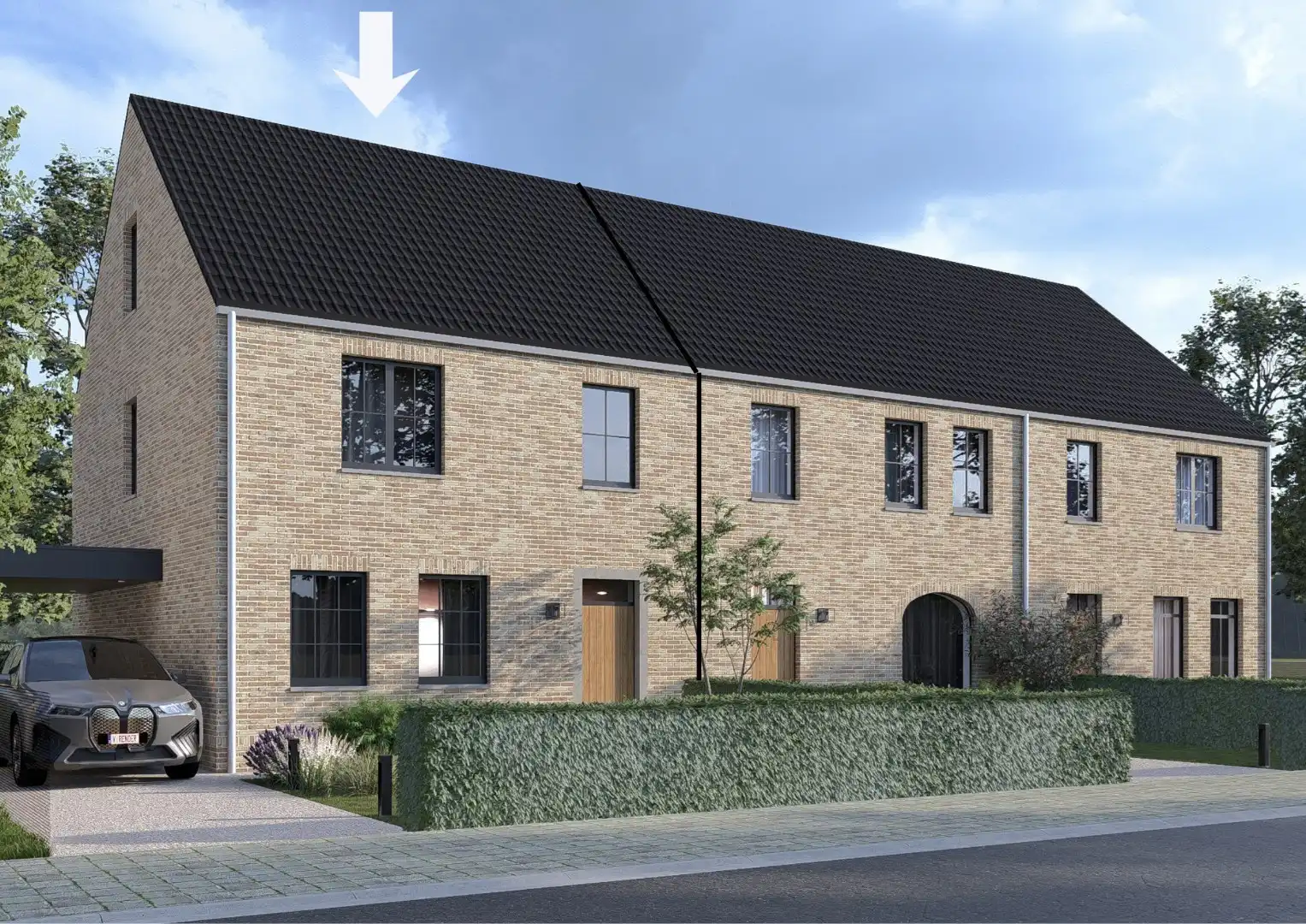 Halfvrijstaande nieuwbouwwoning, in een kleinschalig project van 3 woningen, op een perceel van 4a75ca! foto 1