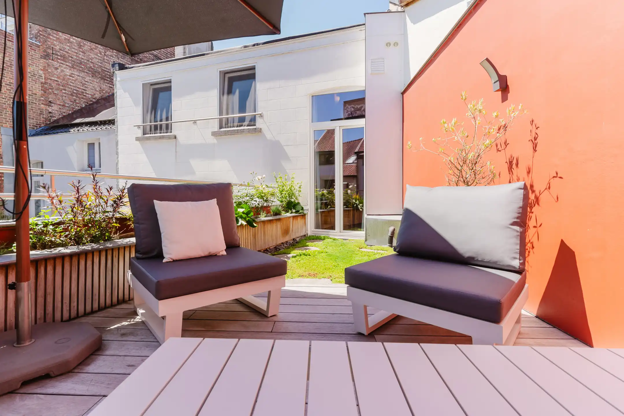 Architectenwoning met binnentuin,dakterras en garage te Gent foto 14