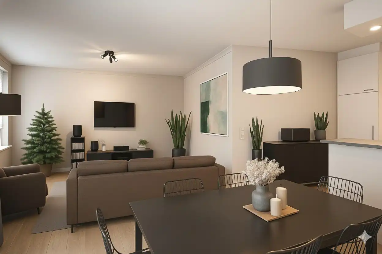 Ruim appartement met twee terrassen en binnenstaanplaats foto 6