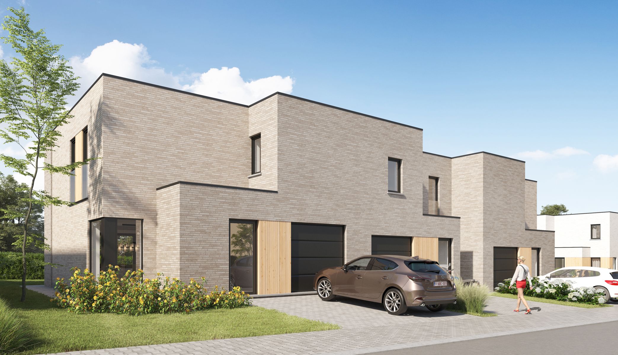 Moderne, halfopen woning foto 13