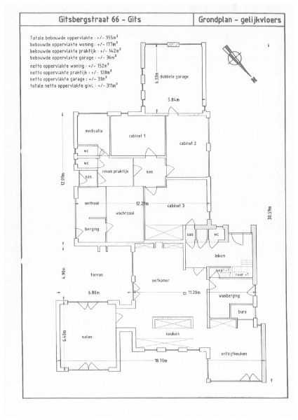 Hooglede - Gits : uitzonderlijke ruime  villa met 6 slaapkamers en praktijkruimte van 142 m². foto 20