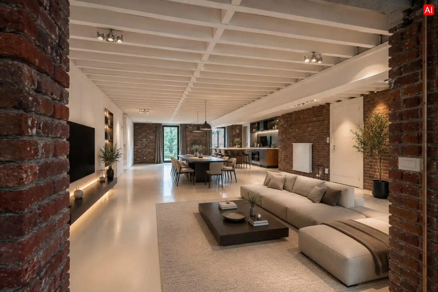 UNIEKE, KARAKTERVOLLE LOFT MET 2 TERRASSEN IN 'THE LOWER FACTORY' TE ARDOOIE foto {{pictureIndex}}