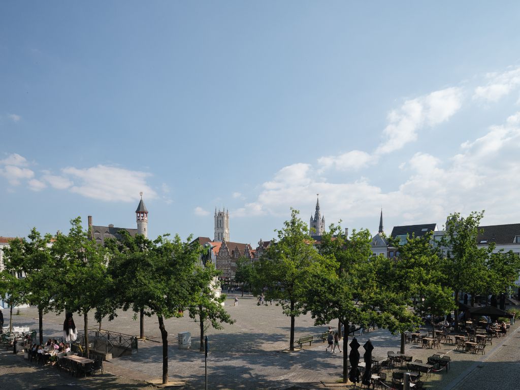 Unieke triplex woning met lift en terras en zicht op de Vrijdagmarkt foto 11