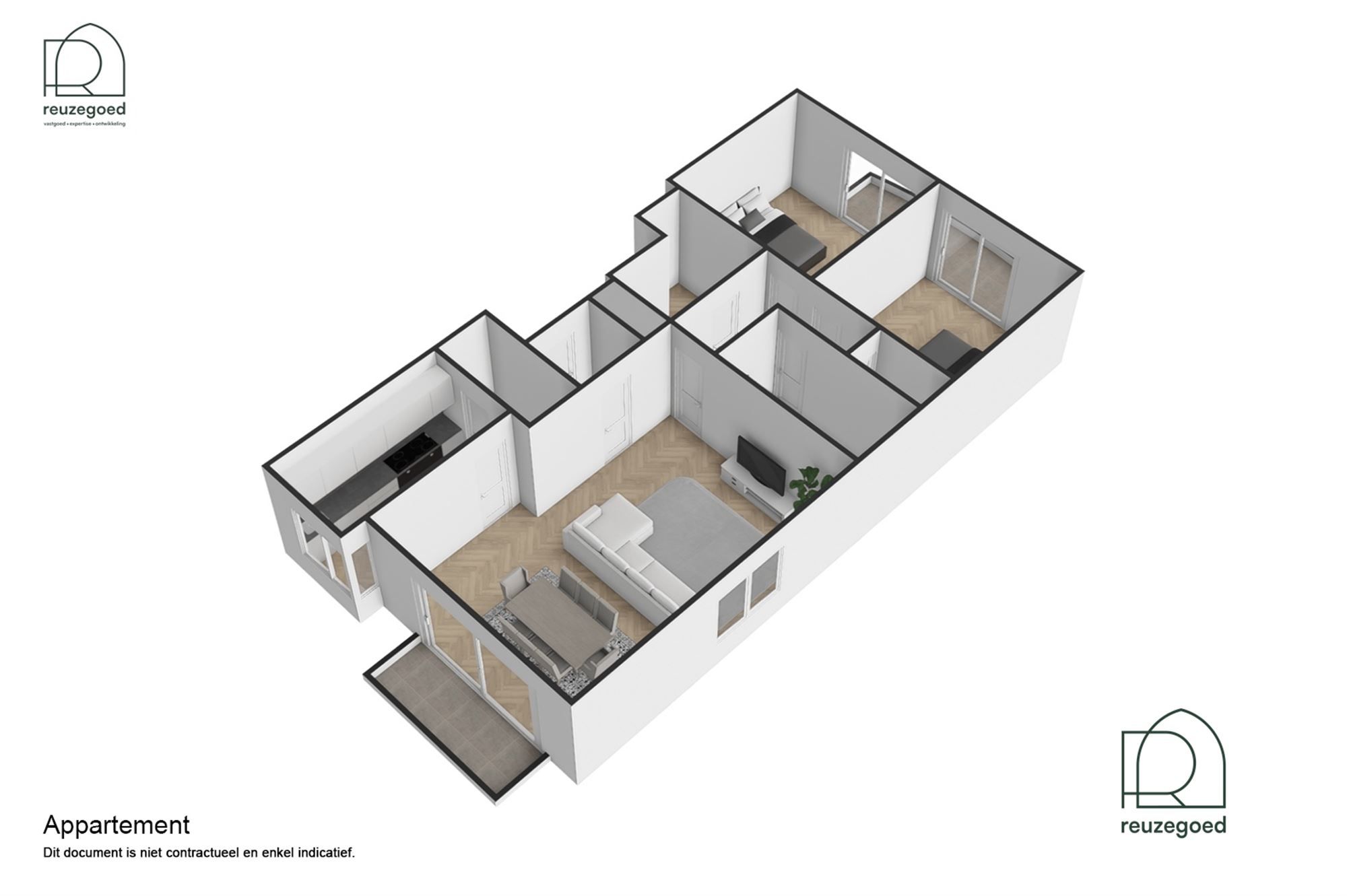 Licht en verzorgd appartement met 2 slaapkamers nabij de vernieuwde Heyvaertsite foto 26