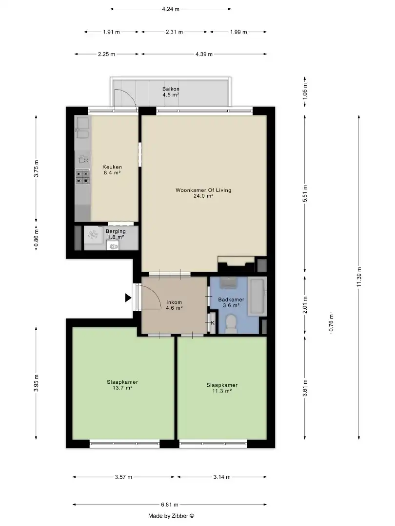 Opbrengsteigendom met tuin en 2 verhuurde appartementen in Wemmel foto 29