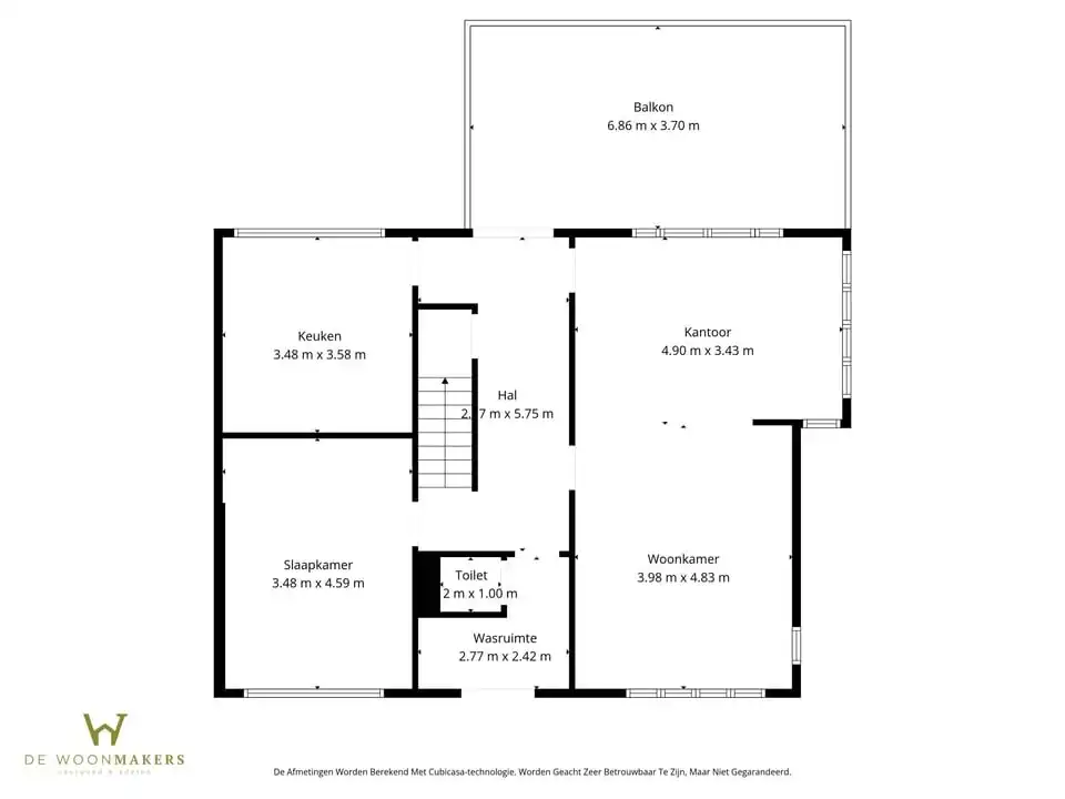 KNAP APPARTEMENT MET 3 SLKS EN EEN RUIM TERRAS IN BILZEN-HOESELT foto 34