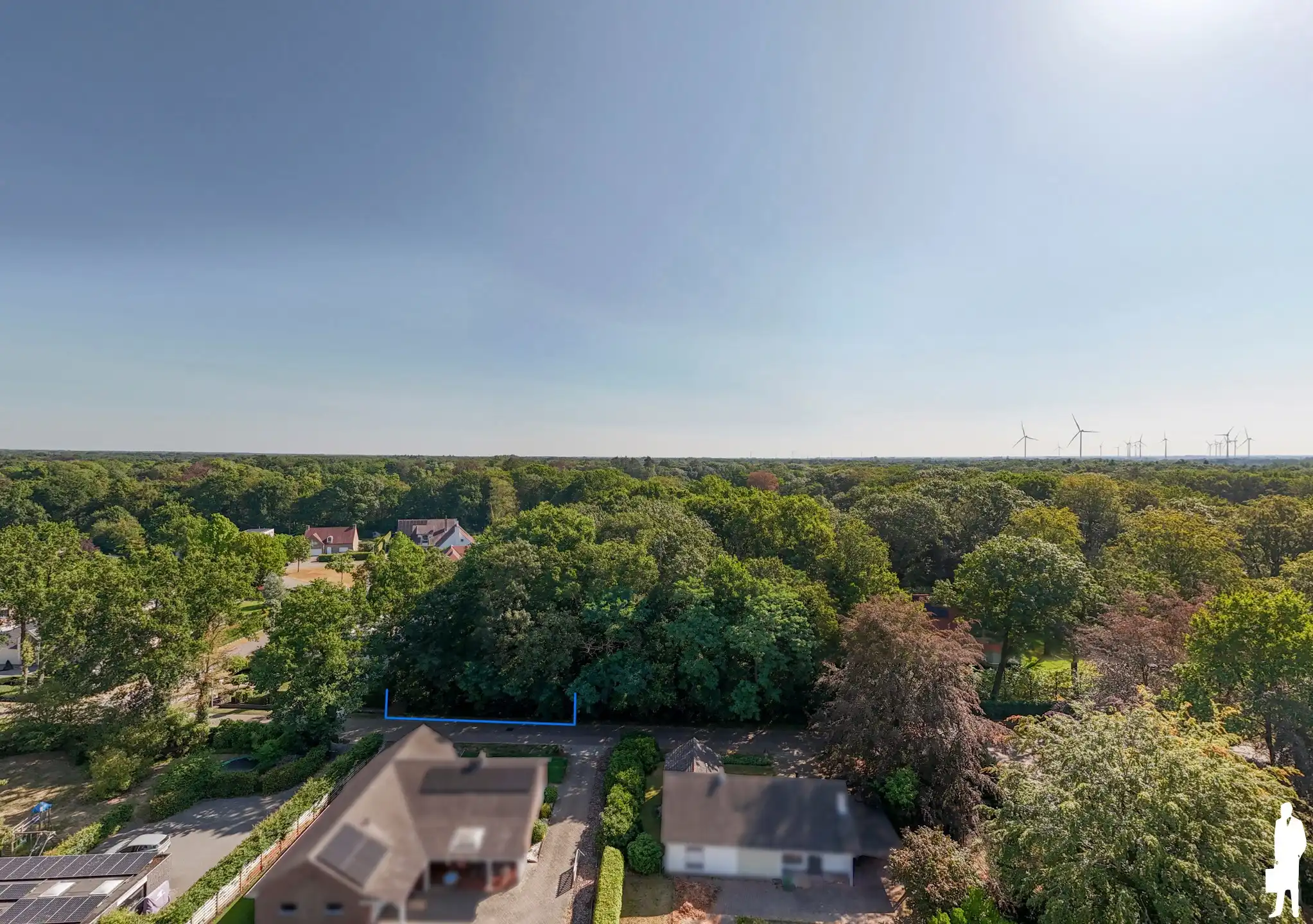 Villaperceel voor open bebouwing omgeven door bos&natuur  foto 3