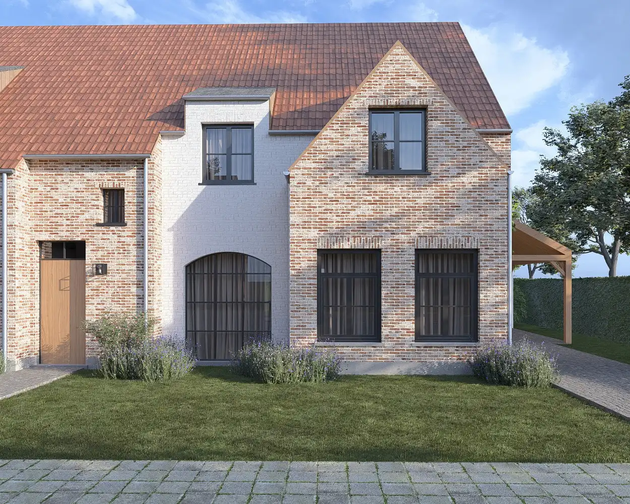 Nieuwbouw koppelwoning te Ruiselede/Wingene. foto 4