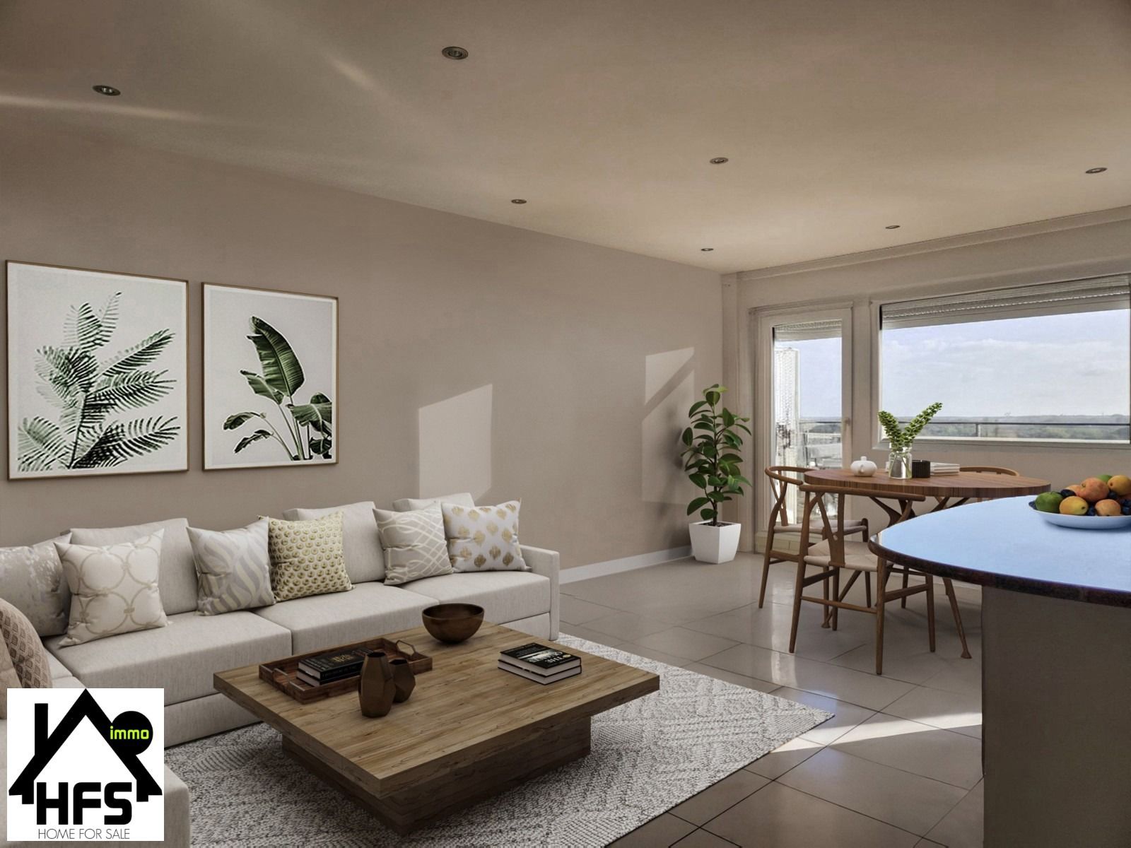 Knap appartement met top uitzicht en 3 kamers foto {{pictureIndex}}