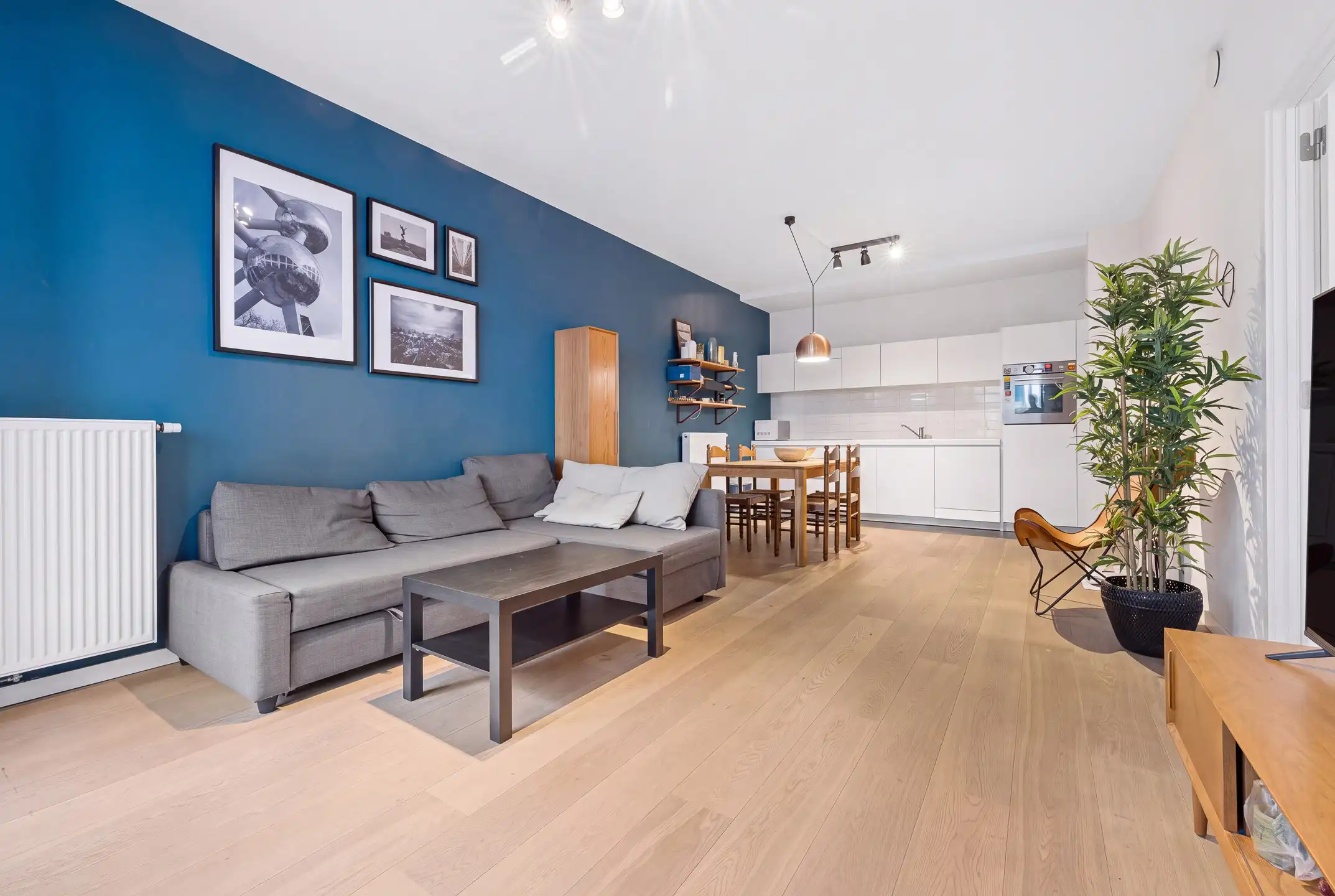 Gemeubileerd appartement met 1 slaapkamer + kelder foto 8