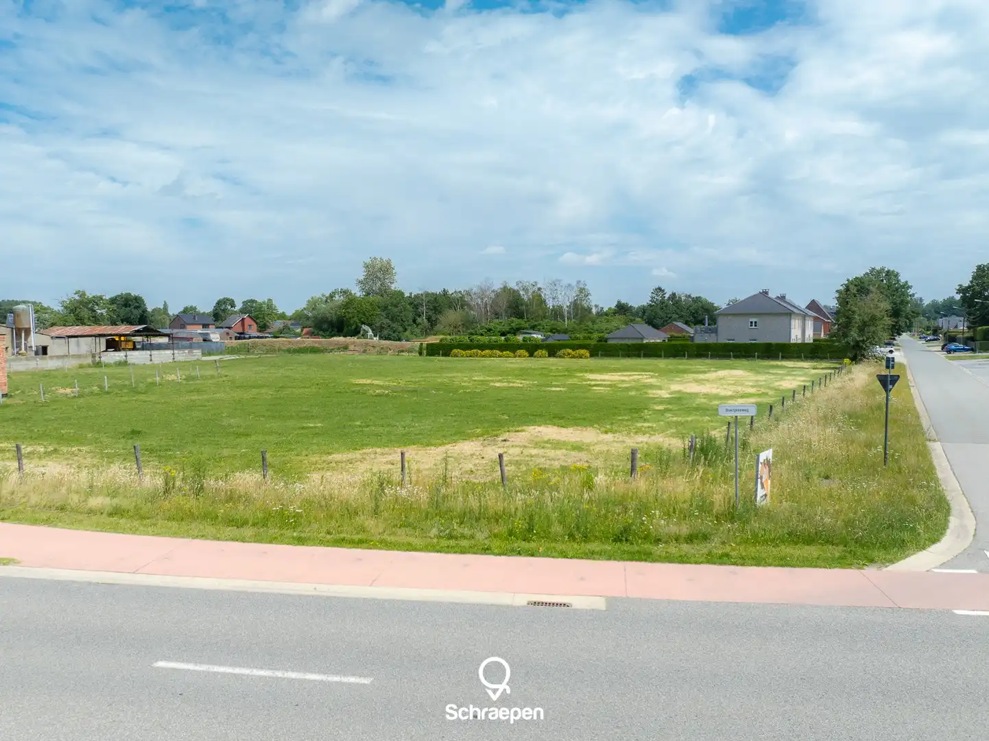 Uniek hoekperceel van 11,61 are voor open bebouwing op een uitstekende ligging te Zonhoven! foto 3