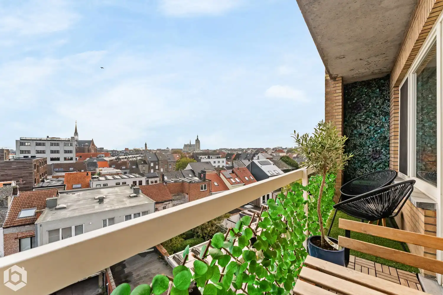 Korte termijn verhuur prachtig 2 slpkr appartement met uniek zicht op Mechelen foto 13