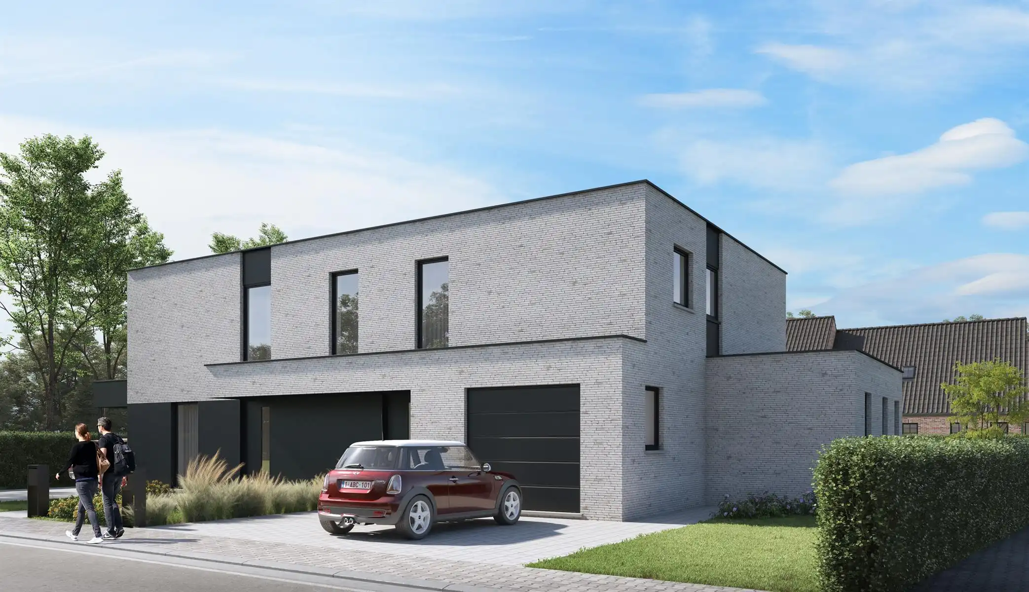 Moderne, halfopen woning foto 13